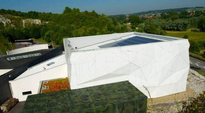 Bardage composite – couverture acier – panneaux photovoltaïques, Helfaut, Pas-de-Calais