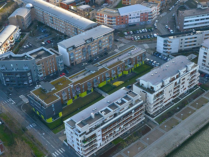 Bardage bois et zinc à joint debout – Dunkerque, Nord